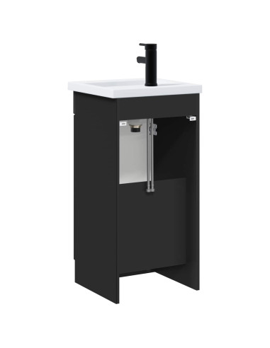 Mobile da bagno con lavabo Nero 42 x 40 x 84,5 cm