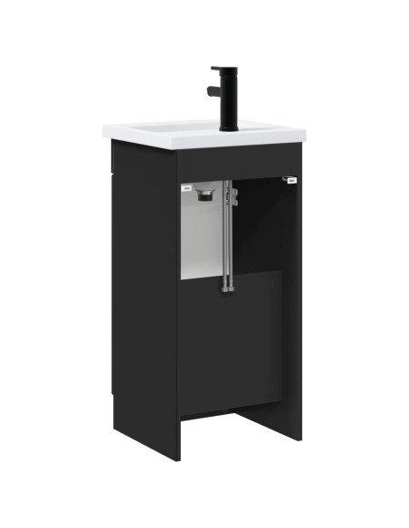 Mobile da bagno con lavabo Nero 42 x 40 x 84,5 cm