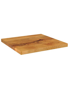 Piano per Tavolo 60x60x3,8 cm Quadrato Legno Massello di Mango