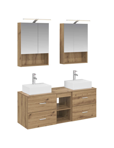 Set di mobili per il bagno 5 pcs Rovere Artigianale