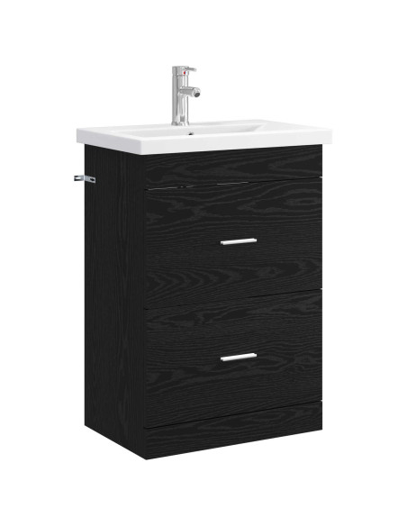 Set di mobili per il bagno Rovere Nero 61 x 40 x 84,5 cm
