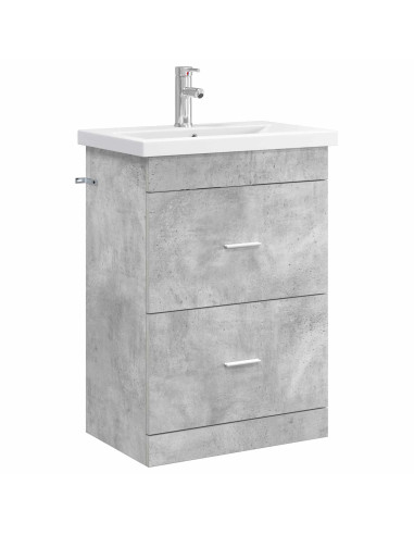 Set di mobili per il bagno Grigio Cemento 61 x 40 x 84,5 cm
