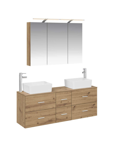 Set di mobili per il bagno 4 pcs Rovere Artigianale