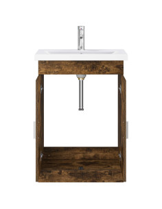 Set di mobili per il bagno Rovere Fumo 61 x 40 x 84,5 cm 2