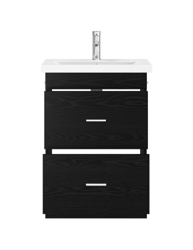 Set di mobili per il bagno Rovere Nero 61 x 40 x 84,5 cm