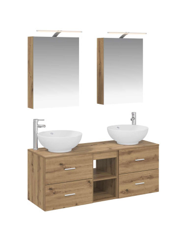 Set di mobili per il bagno 5 pcs Rovere Artigianale