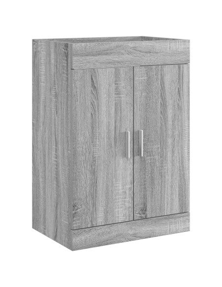 Set di mobili per il bagno Sonoma grigio 61 x 40 x 84,5 cm