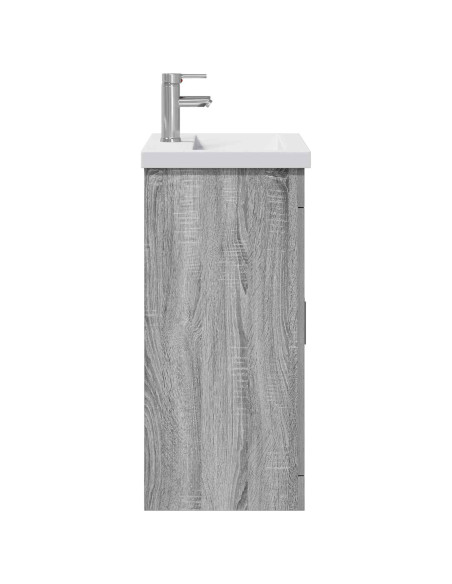 Set di mobili per il bagno Sonoma grigio 61 x 40 x 84,5 cm