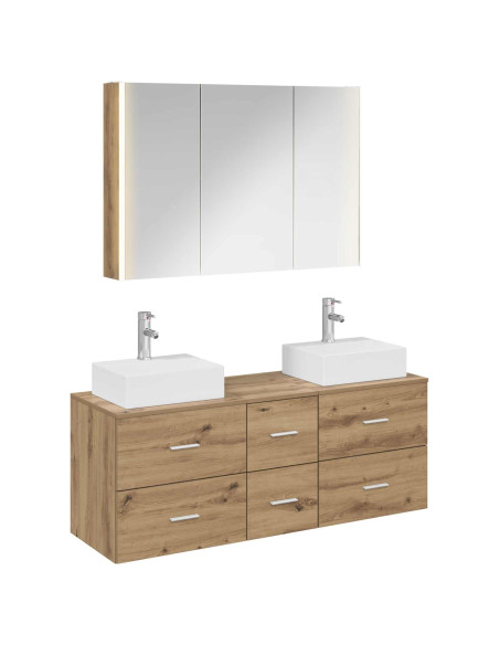 Set di mobili per il bagno 4 pcs Rovere Artigianale