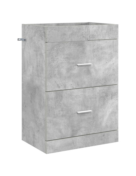 Set di mobili per il bagno Grigio Cemento 61 x 40 x 84,5 cm