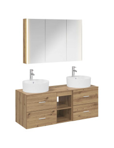 Set di mobili per il bagno 4 pcs Rovere Artigianale