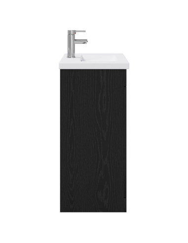 Set di mobili per il bagno Rovere Nero 81 x 40 x 84,5 cm