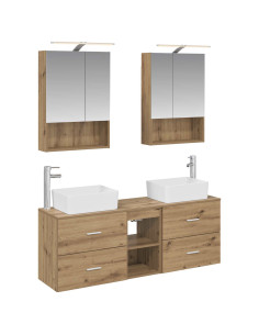 Set di mobili per il bagno 5 pcs Rovere Artigianale