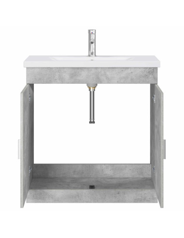 Set di mobili per il bagno Grigio Cemento 81 x 40 x 84,5 cm