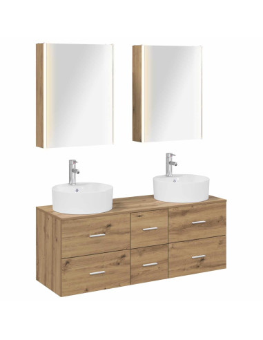 Set di mobili per il bagno 5 pcs Rovere Artigianale