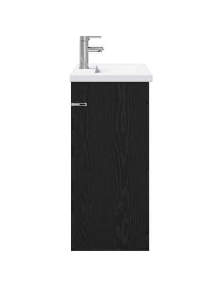 Set di mobili per il bagno Rovere Nero 81 x 40 x 84,5 cm