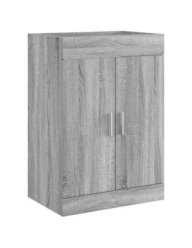 Set di mobili per il bagno Sonoma grigio 81 x 40 x 84,5 cm