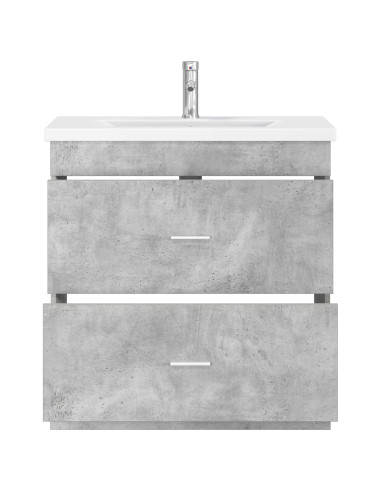 Set di mobili per il bagno Grigio Cemento 81 x 40 x 84,5 cm
