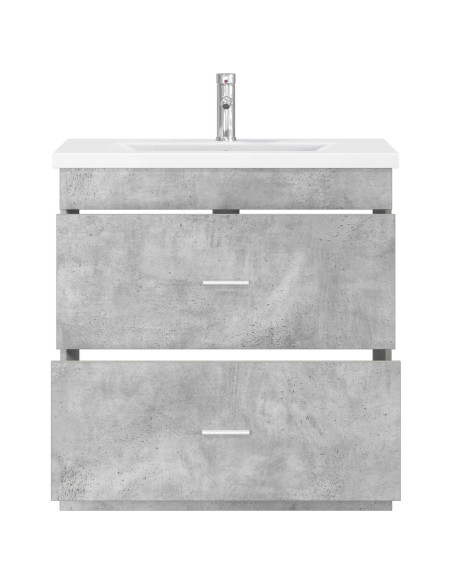 Set di mobili per il bagno Grigio Cemento 81 x 40 x 84,5 cm