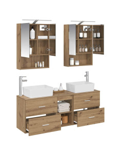 Set di mobili per il bagno 5 pcs Rovere Artigianale 2