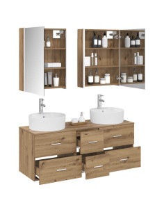 Set di mobili per il bagno 5 pcs Rovere Artigianale 2