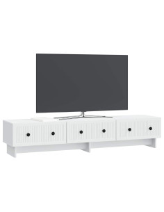 Mobile TV Bianco 147 x 34,5 x 30 cm Legno ingegnerizzato 2