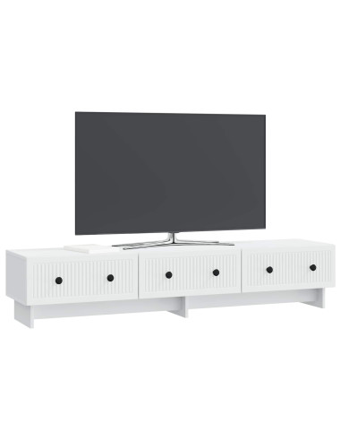 Mobile TV Bianco 147 x 34,5 x 30 cm Legno ingegnerizzato