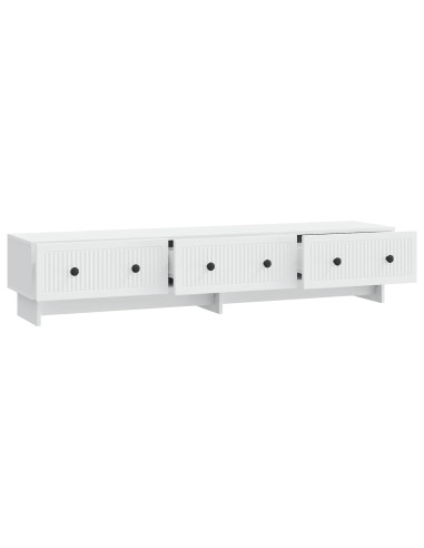 Mobile TV Bianco 147 x 34,5 x 30 cm Legno ingegnerizzato