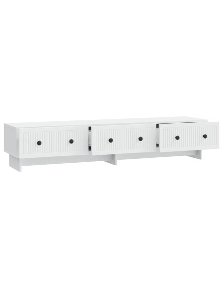 Mobile TV Bianco 147 x 34,5 x 30 cm Legno ingegnerizzato