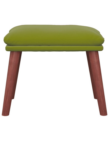 Poggiapiedi Verde Chiaro 45x29,5x35 cm in Velluto