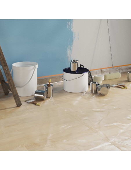 Telo per polvere con nastro adesivo 6 pcs 30 x 3300 cm HDPE