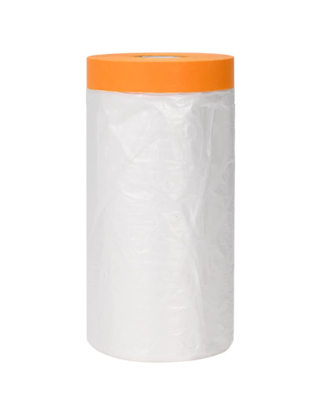 Telo per polvere con nastro adesivo 6 pcs 140 x 3300 cm HDPE