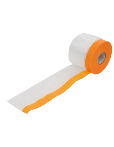 Telo per polvere con nastro adesivo 12 pcs 30 x 3300 cm HDPE