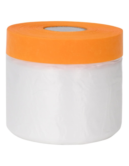 Telo per polvere con nastro adesivo 12 pcs 30 x 3300 cm HDPE