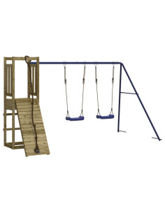 Set da Gioco da Esterno in Legno di Pino Impregnato 2