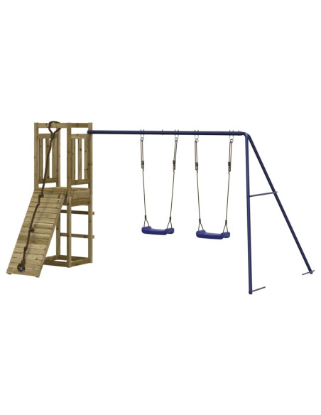 Set da Gioco da Esterno in Legno di Pino Impregnato