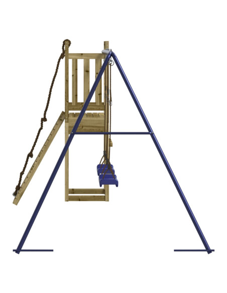 Set da Gioco da Esterno in Legno di Pino Impregnato