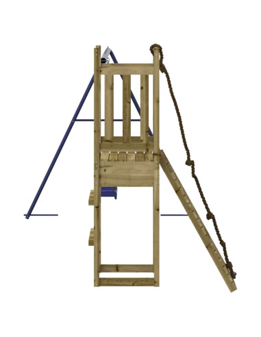 Set da Gioco da Esterno in Legno di Pino Impregnato