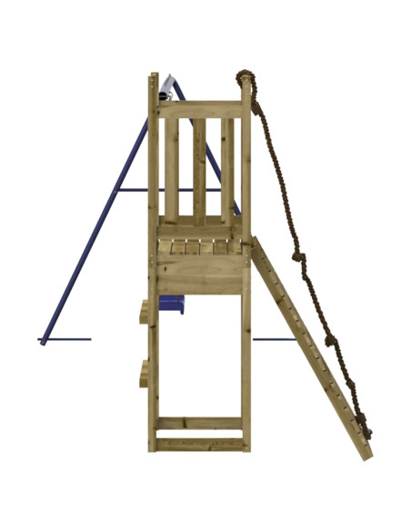Set da Gioco da Esterno in Legno di Pino Impregnato