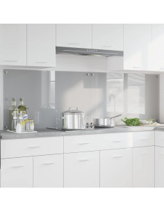 Schienale da cucina 2 pcs Grigio chiaro 100 x 60 cm