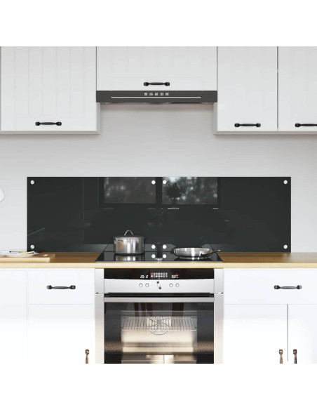 Schienale da cucina 2 pcs Grigio scuro 70 x 40 cm