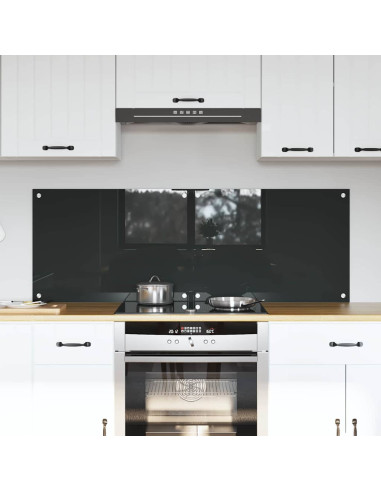 Schienale da cucina 2 pcs Grigio scuro 70 x 50 cm