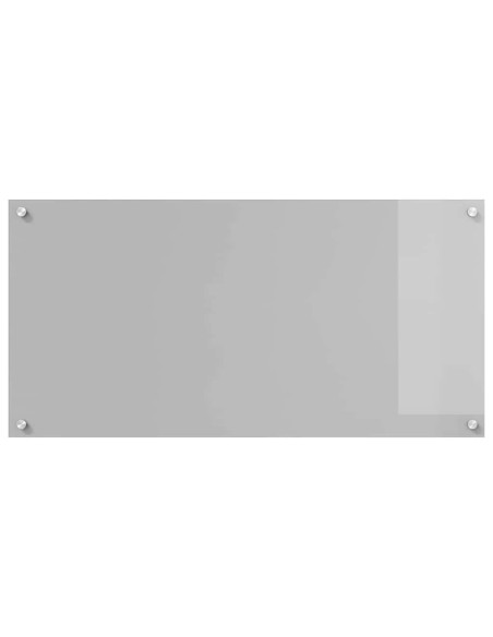 Schienale da cucina 2 pcs Grigio chiaro 100 x 50 cm