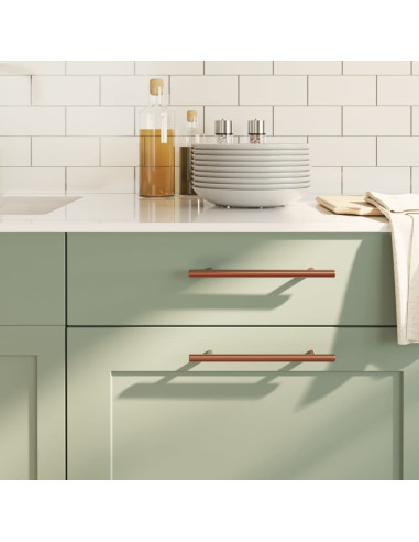 Maniglie per Mobili 20 pz Bronzo 160 mm in Acciaio Inox