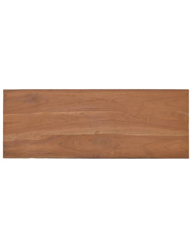 Tavolo Consolle 80x30x80 cm in Legno Massello di Teak