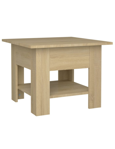 Tavolino da Salotto Rovere Sonoma 55x55x42 cm in Truciolato