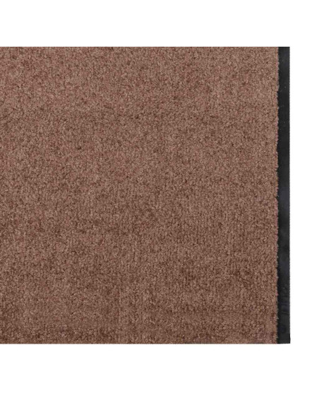 Tappetino Marrone e Nero 120 x 400 cm 100% Poliammide