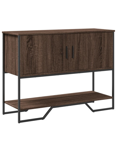 Tavolo Consolle Rovere Marrone 100x35x74,5 cm in Truciolato