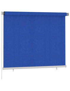 Tenda a Rullo per Esterni 180x140 cm Blu HDPE