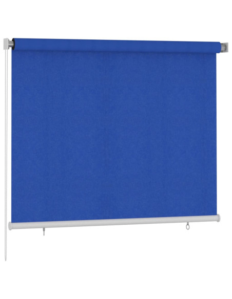 Tenda a Rullo per Esterni 180x140 cm Blu HDPE